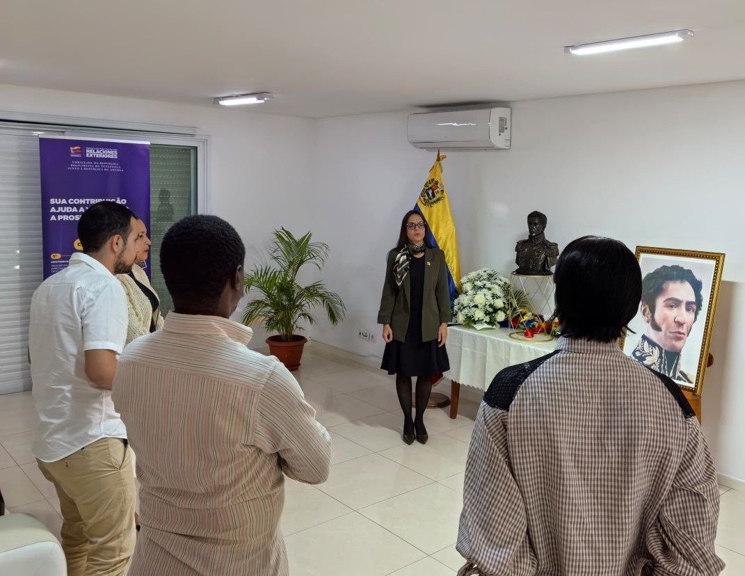 Venezuela rinde honores al Libertador Simón Bolívar y eleva oraciones por las víctimas del doble sismo en Angola